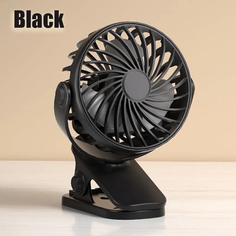 720° Rotating Clip Fan with Night Light