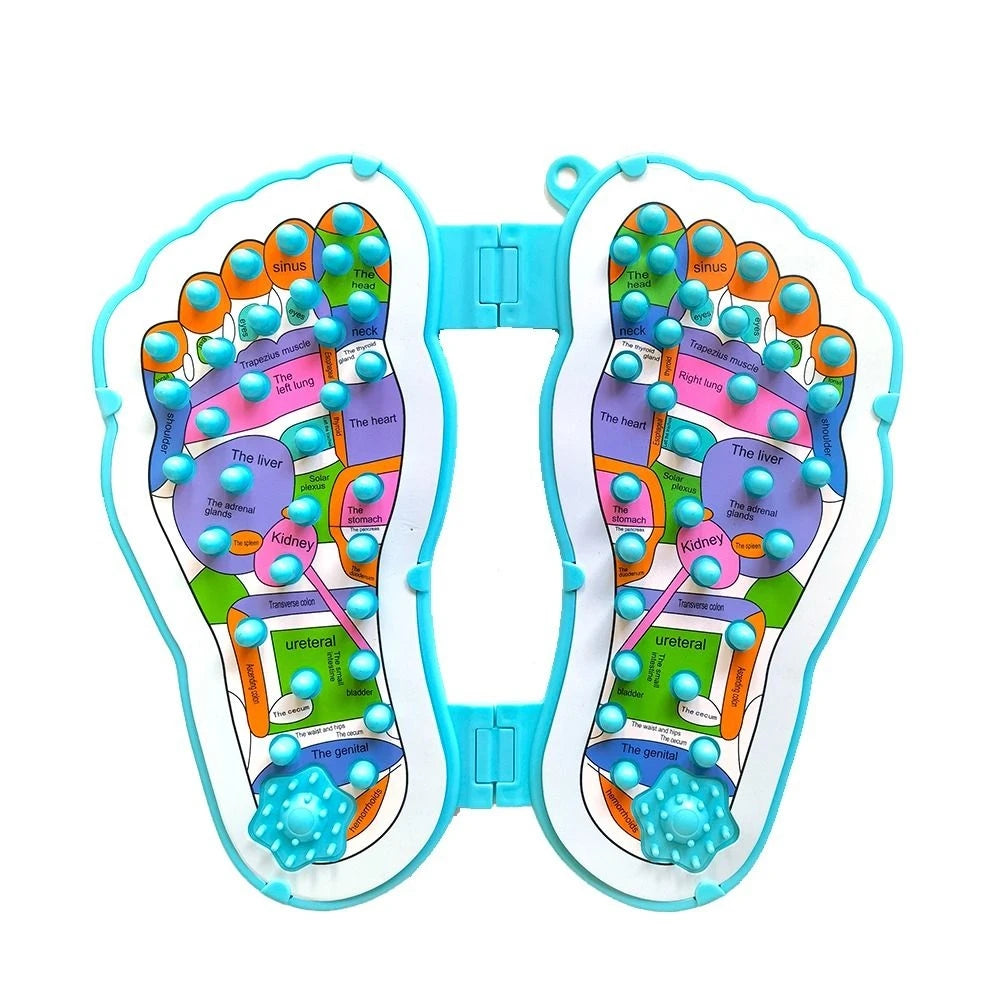 Acupressure Foot Massage Mat | Shiatsu Reflexology for Pain, Fatigue & Circulation | Men & Women