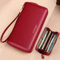 GERUOLA Genuine Leather RFID Blocking Long Wallet
