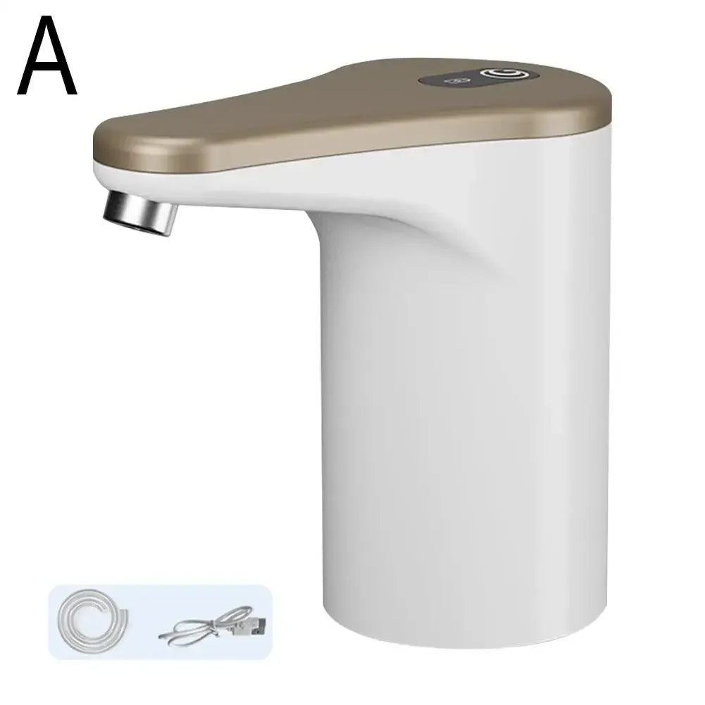Electric Water Bottle Pump | USB Rechargeable, Ultra-Silent Dispenser for Kitchen, Office & Home