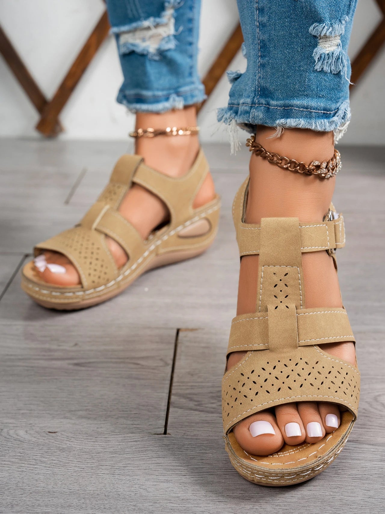 Women's High Wedge Platform Sandals