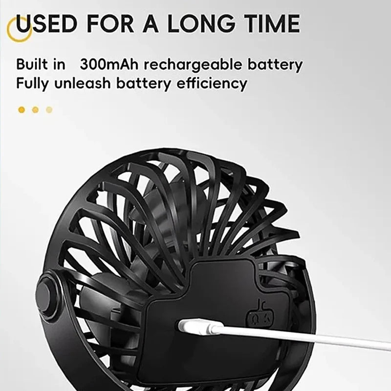 720° Rotating Clip Fan with Night Light