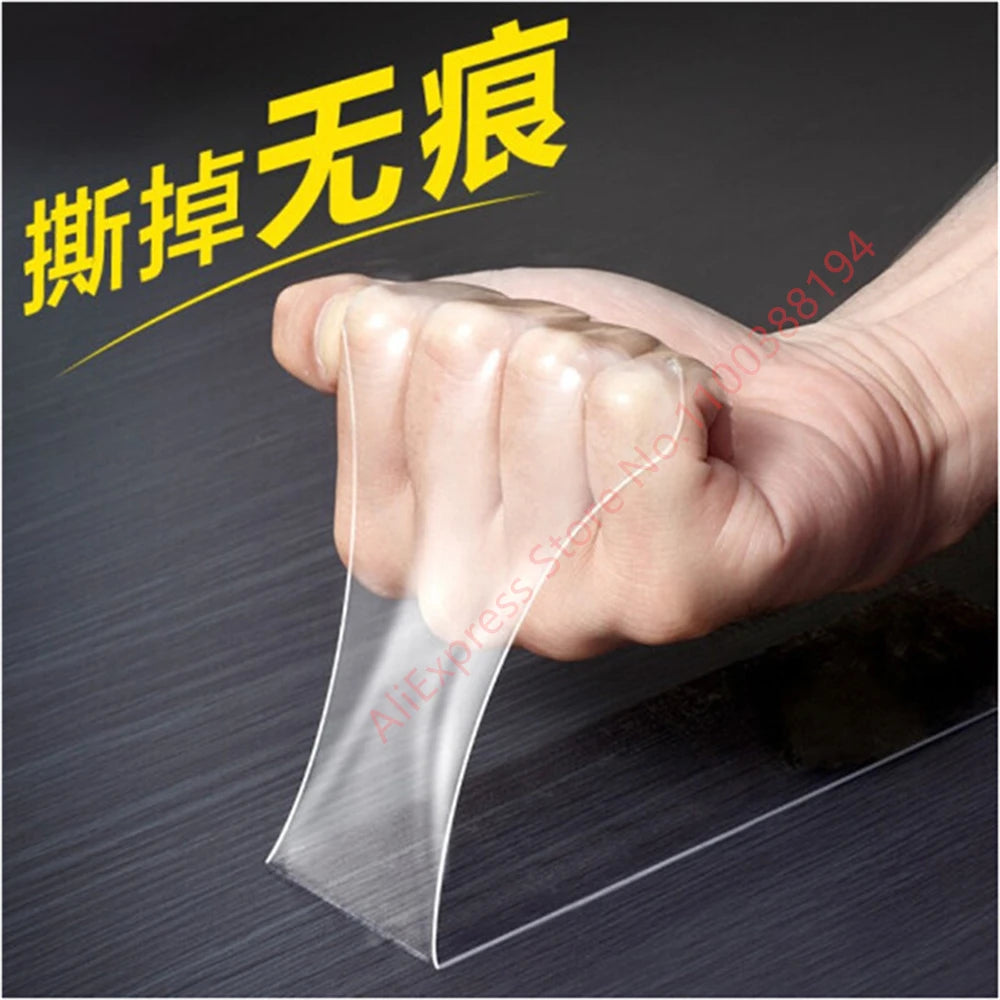 Nano Double-Sided Adhesive Tape – Waterproof, Reusable & Residue-Free | Home, Car & Office
