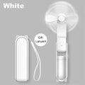Mini Portable Rechargeable Handheld Fan with Power Bank
