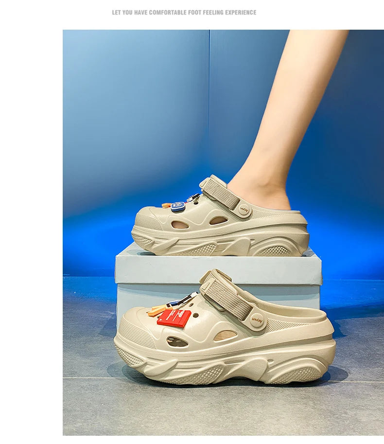 Women's Summer Platform Slide Slippers