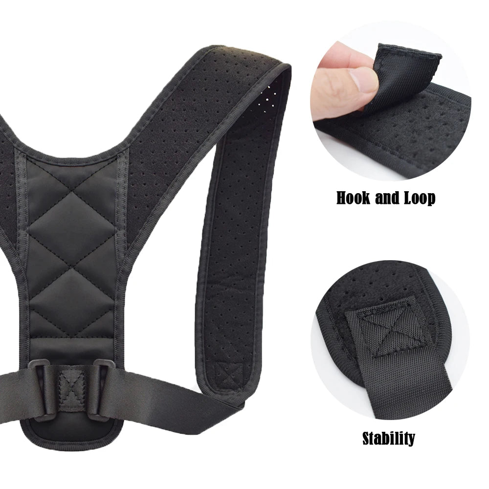 Posture Correction Belt – Back & Shoulder Support Brace for Men & Women