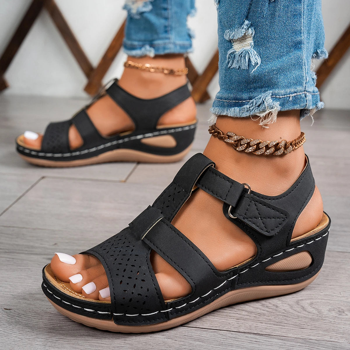 Women's High Wedge Platform Sandals