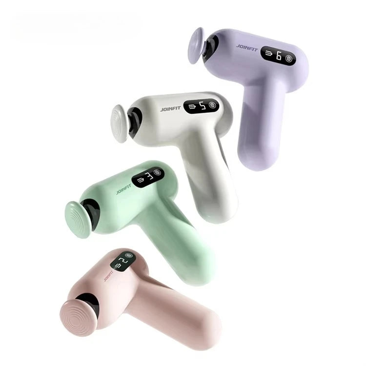 Deep Tissue Percussion Massage Gun — 6-Speed with 4 Massage Heads