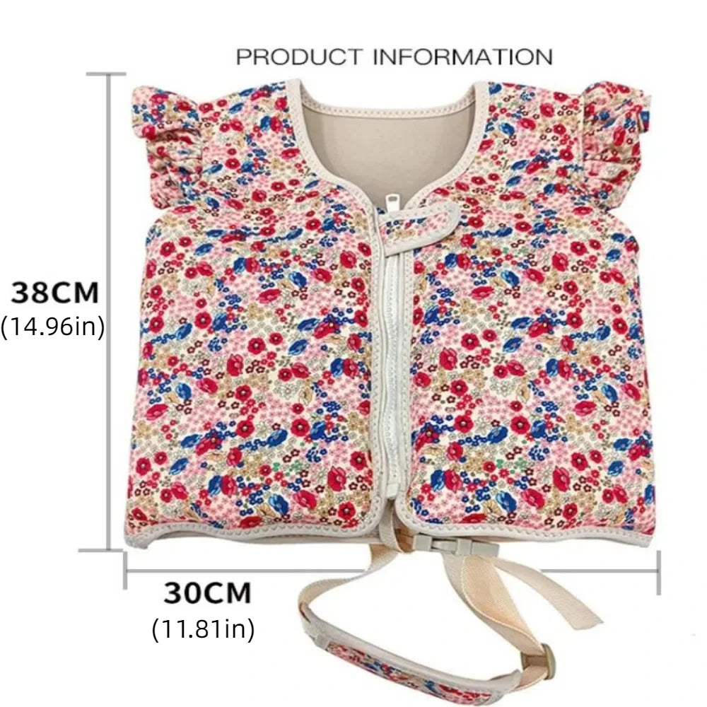 Not Falling Off Child Buoyancy Vest Anti Rollover Adjustable Baby Swimming Jackets Cartoon Stable Inflation-Free Swimming Vest