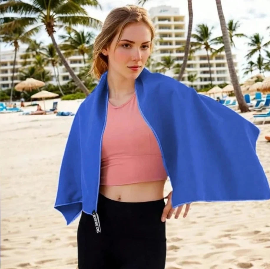 1 Portable Outdoor Towel, Sports Super Absorbent Soft Quick Drying Towel, Travel Towel, Suitable for Travel, Yoga, Beach, Hiking