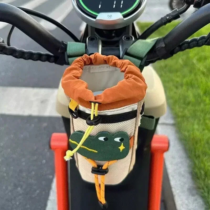 Cycling Handlebar Cup Holder Bag