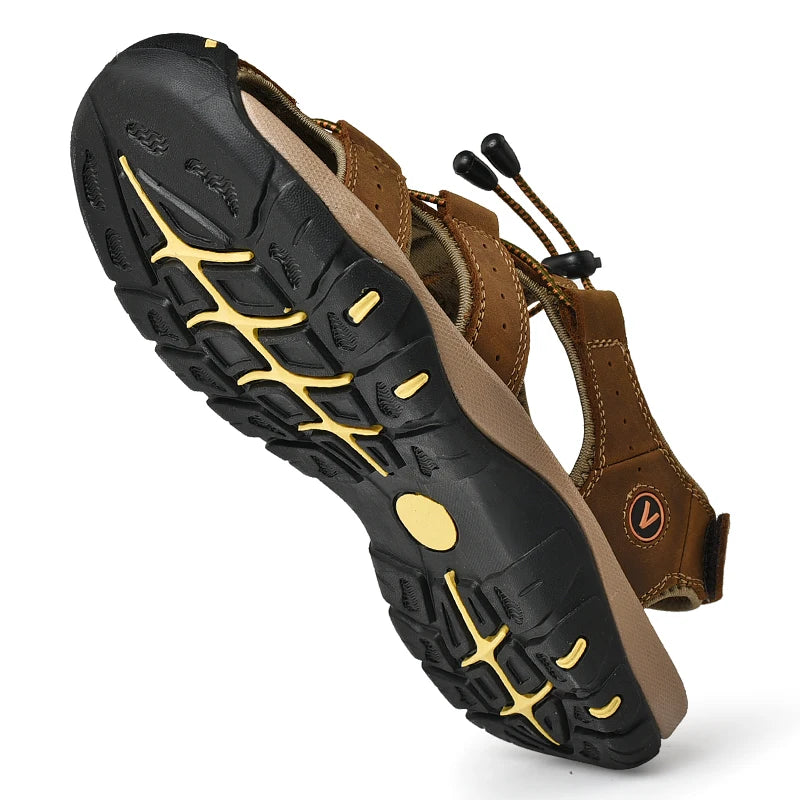 Men's Leather Roman Sandals