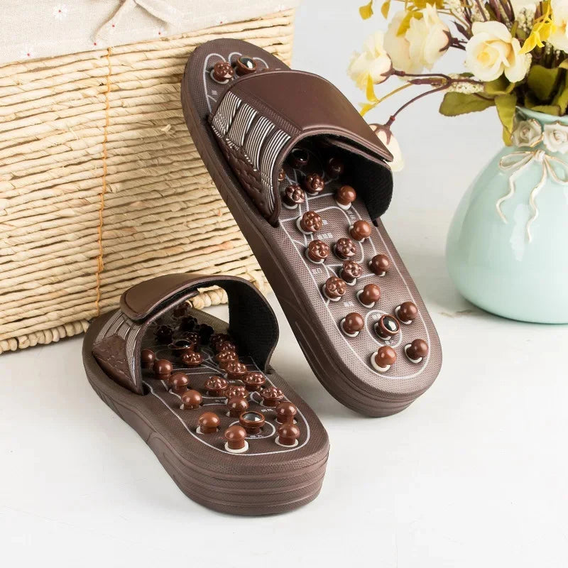 Acupuncture Reflexology Massage Slippers | Foot Pain & Arthritis Relief | S–XL