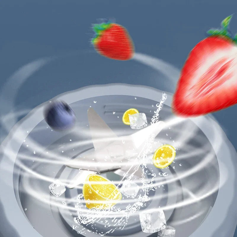 Portable USB Electric Juicer Blender | Fresh Juice Anywhere | Fruit, Milkshake & Smoothie Maker