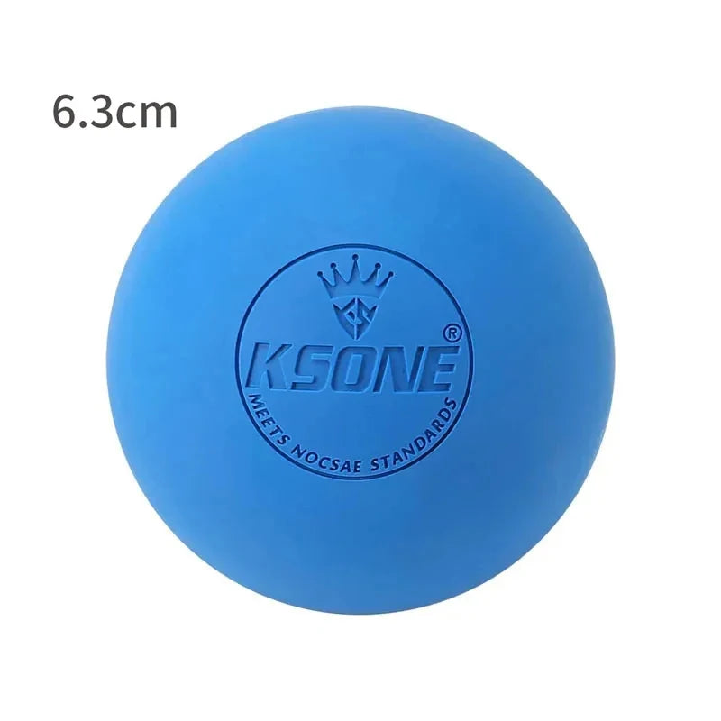 BXA Rubber Fascia Massage Ball — Muscle Knot Relief for Yoga, Gym & Home