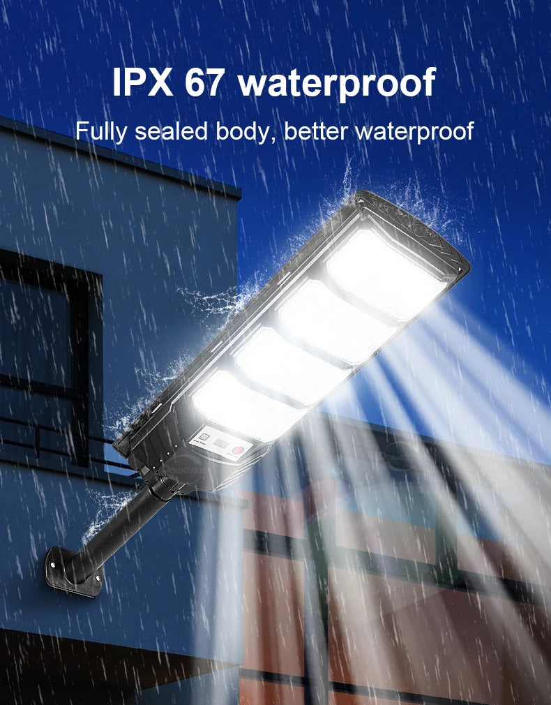 100000LM 4000W/2000W/500W Powerful Solar Led Light Outdoor Powerful Outdoor Motion Sensor Solar Lamp Garden Street Wall Lamp