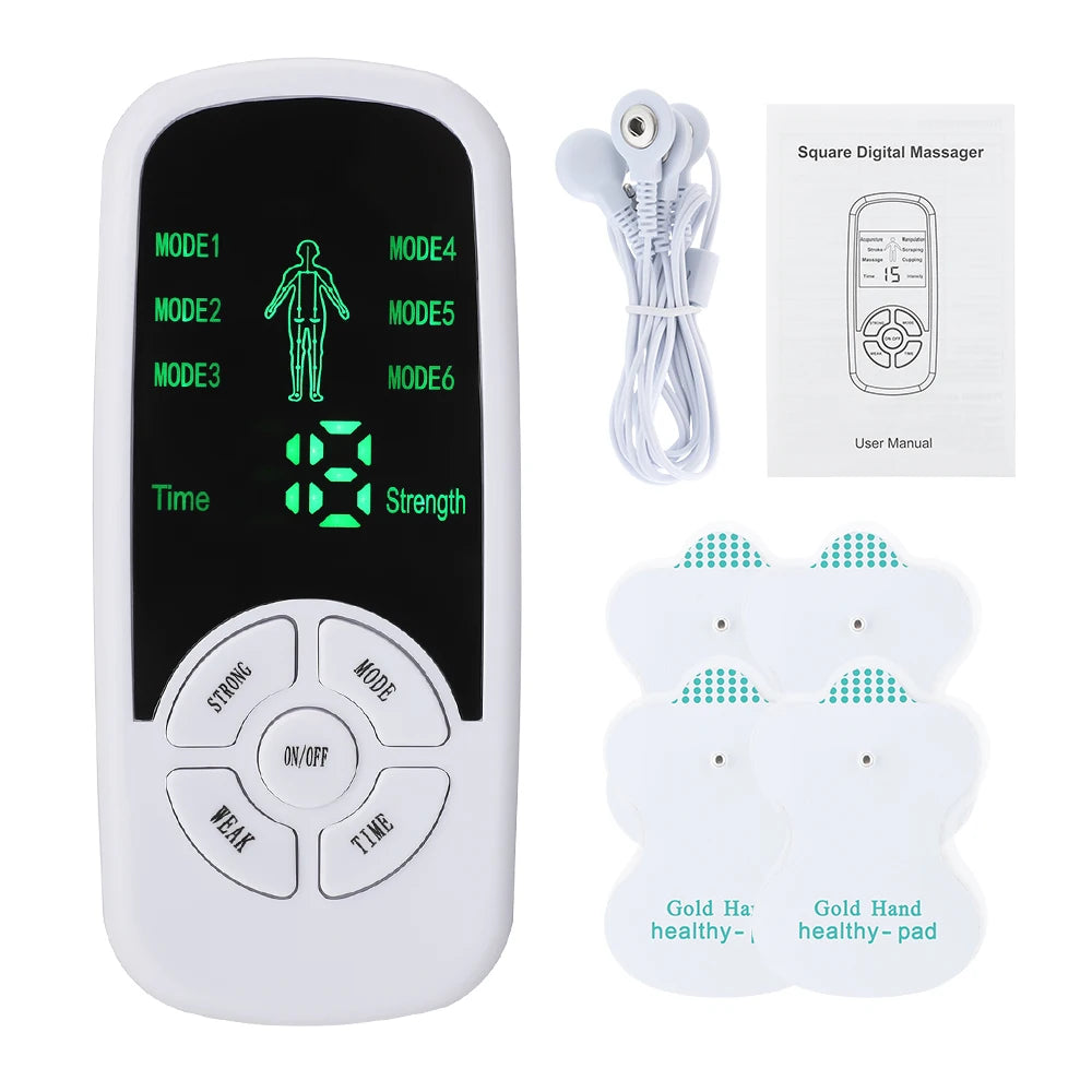 EMS Pulse Muscle Stimulator | TENS Therapy for Neck, Back & Body Pain Relief