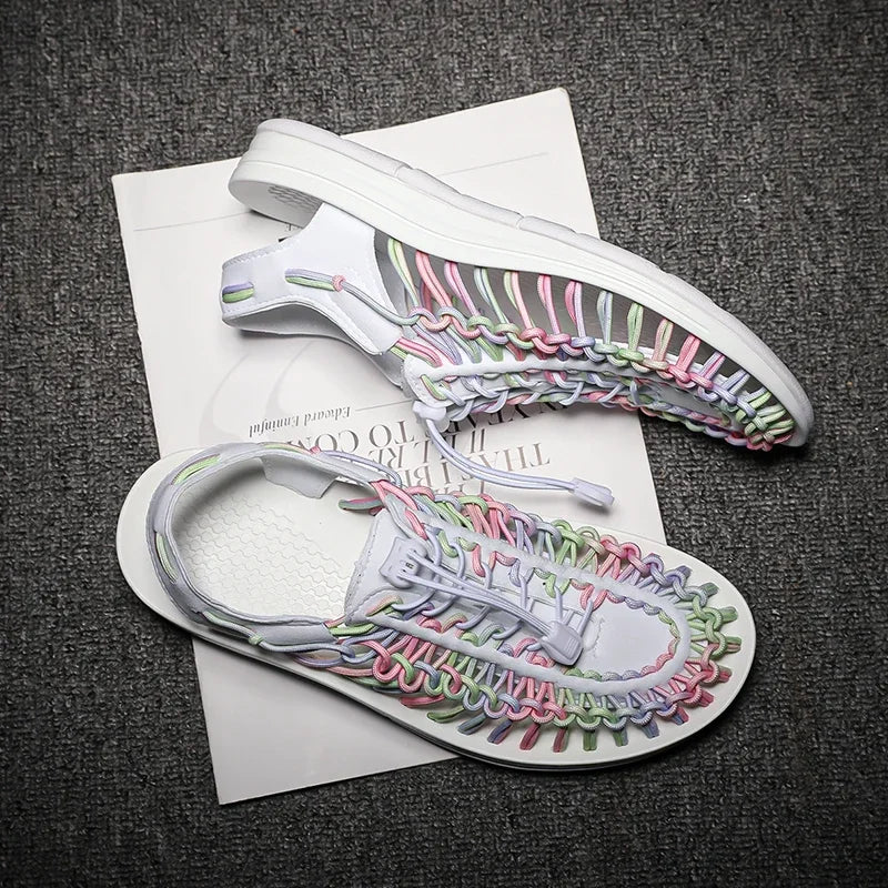 Unisex Cross-Strap Beach Sandals