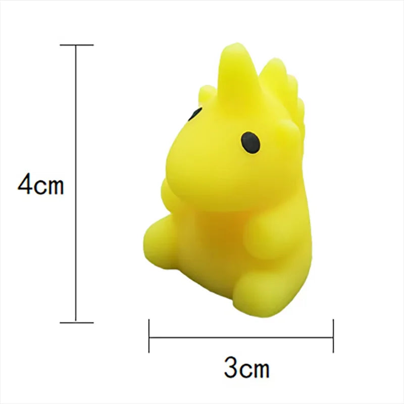 18-Piece Mini Animal Stress Relief Squeeze Toy Set