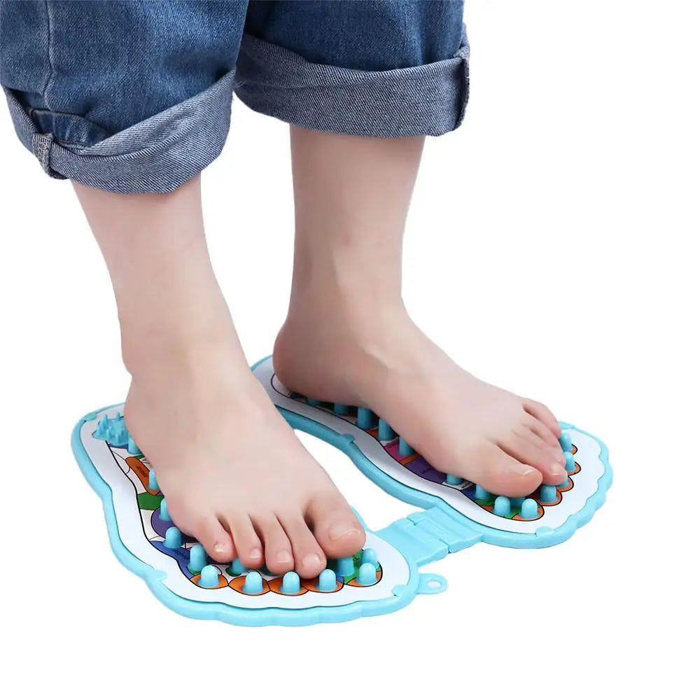 Acupressure Foot Massage Mat | Shiatsu Reflexology for Pain, Fatigue & Circulation | Men & Women