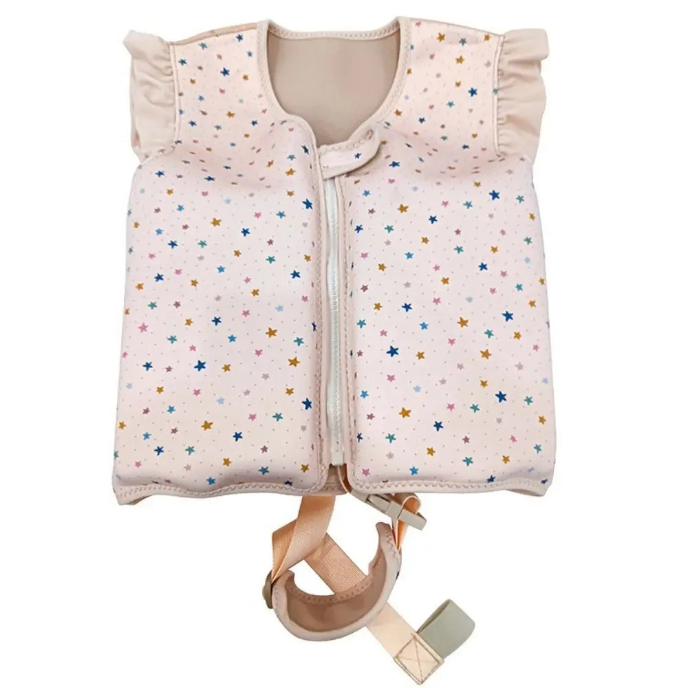 Not Falling Off Child Buoyancy Vest Anti Rollover Adjustable Baby Swimming Jackets Cartoon Stable Inflation-Free Swimming Vest