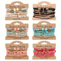 Bohemian Colorful Beaded Bracelet – Handmade Boho Bangle for Women