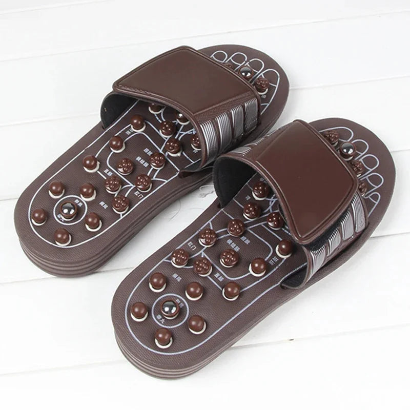 Acupuncture Reflexology Massage Slippers | Foot Pain & Arthritis Relief | S–XL