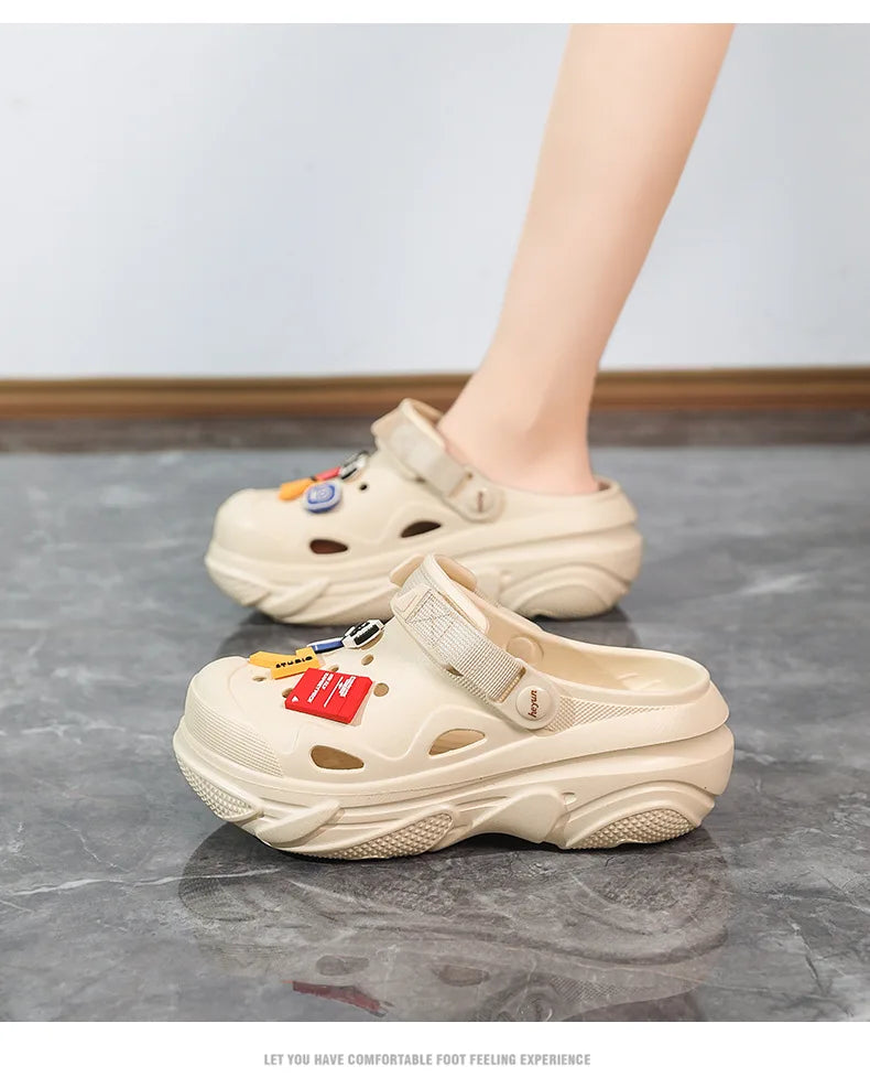 Women's Summer Platform Slide Slippers