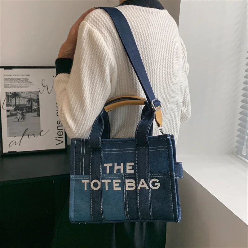 Women's Embroidered PU Leather Tote Crossbody Bag