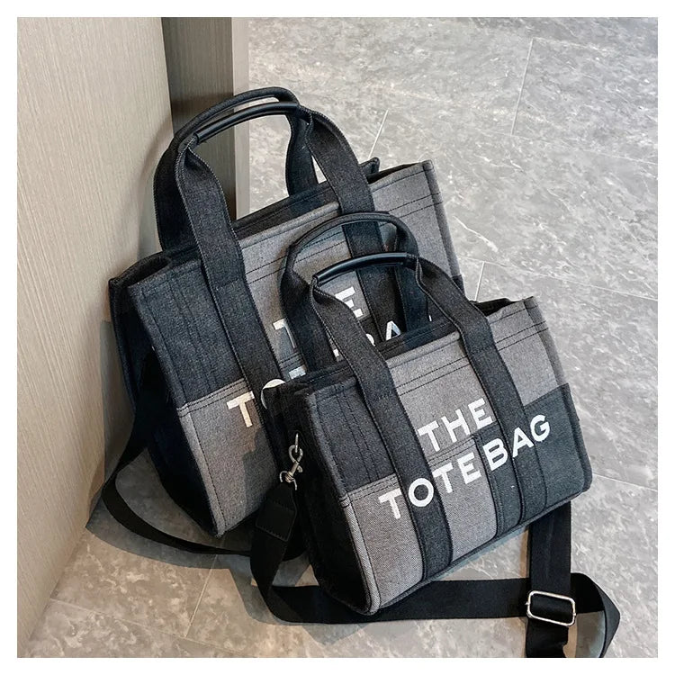 Women's Embroidered PU Leather Tote Crossbody Bag